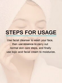 LANTHOME Kojic Acid皮膚護理3入組- Kojic Acid面部潔面乳100ml + Kojic Acid保濕霜50g + Kojic Acid精華液30ml,淡化膚色,保濕滋潤肌膚,修復暗沉 - 白色 - 查看 7