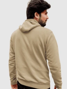 Men Hoodies - Màu be - Xem 2
