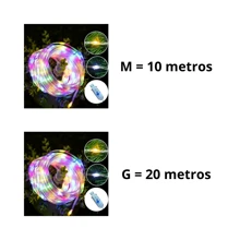 Colorful Christmas Tree String Lights USB RGB Decoration 100 LEDs Led 10M Waterproof Indoor Outdoor Home Living Room Lighting - Khaki - View 3