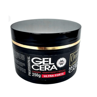 Gel Cera para Cabelo Ultra Forte Ouribel 250G