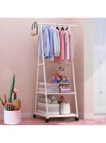 FOUND HOME Perchero De Piso Organizador De Ropa Rack Colgador Closet RP-04 - Blanco - Ver 6