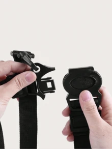 1pc Baby Stroller/Child Cart Five Point Harness, High Chair 5-Point Harness - Black - View 4