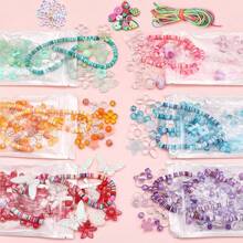 1套巴洛克系列彩虹珠鍛造粘土手鍊和項鍊套裝diy手工珠寶製作材料 - 幻彩巴洛克系列 - 查看 9