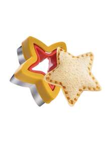 Conjunto de 1/5 cortadores de sándwich de acero inoxidable, sellador de sándwich y desmigajador, cortador de galletas con formas lindas de estrella, dinosaurio, corazón, oso, cuadrado y redondo, herramienta de fabricante de sándwiches de bolsillo, ideal para preparar almuerzos para el regreso a clases