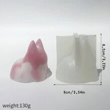 1pc Diy Cartoon Cute Jelly Pudding Silicone Mold - Suitable For Making Mousse Cake And Pudding - Translucent - View 6