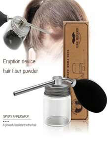 Barbero Soplador Rellenable De Polvo De Fibra De Talco, Botella De Spray De Polvo Esencial De Salón De Peluquería - Multicolor - Ver 1