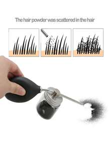 Barbero Soplador Rellenable De Polvo De Fibra De Talco, Botella De Spray De Polvo Esencial De Salón De Peluquería - Multicolor - Ver 4