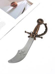 1 pieza Gran machete de estilo vintage multicolor, se puede usar colgado alrededor de la cintura o sostenido con la mano, adecuado para atuendos diarios, fiestas de disfraces y actuaciones, ideal para pirata, ladrón o disfraz de Halloween