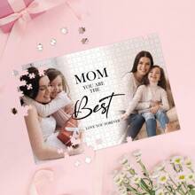 1 Set Rompecabezas de foto personalizado para mamá Rompecabezas personalizado Rompecabezas hecho de tu foto Regalos para mamá Mejores regalos para ella Rompecabezas para adultos Regalos de aniversario Regalos de cumpleaños Regalos de rompecabezas de foto Regalos para ella/él Ideal para el Día de la Madre, cumpleaños o aniversarios Regalos para mamá, novia, esposa Regalos personalizados Decoración de habitación - ERES LA MEJOR MAMÁ - Ver 2
