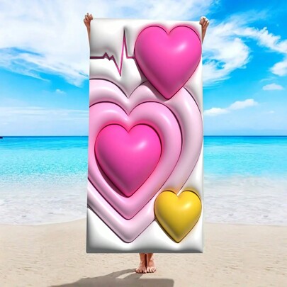 1 pieza Toalla de playa extra grande, sobredimensionada, súper absorbente, de fibra fina, manta de playa, esencial para el verano, a prueba de viento, con protección UV, adecuada para la playa, fiestas, secado durante viajes, campamentos, accesorios de playa, regalo de vacaciones