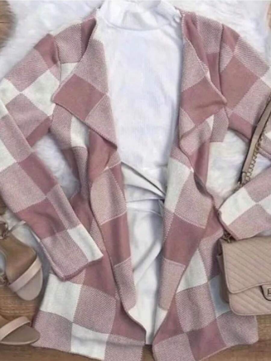 Women Sweaters - 乾枯玫瑰色 - 查看 1