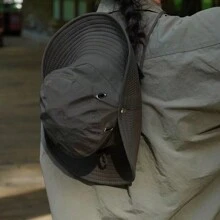 1 pièce Chapeau d'été multicolore d'extérieur unisexe, chapeau respirant et anti-soleil pour la pêche, la randonnée, les voyages, chapeau de cowboy décontracté. Chapeau de soleil d'été pour homme, convient pour les activités de plein air estivales comme la randonnée et la pêche