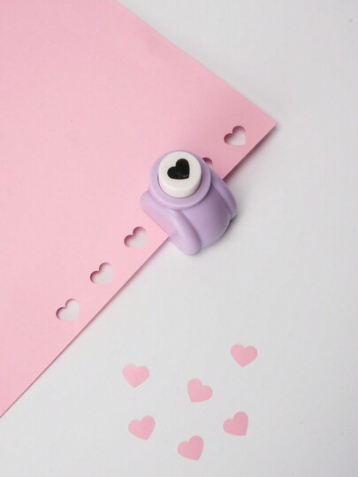 1pc, Cute Heart-Shaped Paper Punch For DIY Handmade Art And Crafts