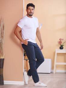 Men Jeans - 藏蓝色 - 查看 7