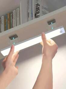 1 件智能运动传感器夜灯，便携式可充电磁棒灯，适用于走廊、楼梯、橱柜、客厅、万圣节和感恩节装饰万圣节圣诞节感恩节礼物