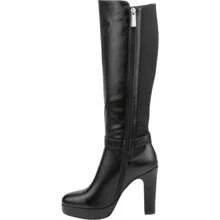 Botas de vestir de tubo alto con plataforma, mod. 1087828 - Negro - Ver 3