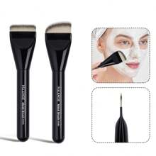 MAANGE 2支装化妆刷套装，可用作粉底刷、面膜刷等，是送给女性和女孩的化妆工具和礼物。套装包含：化妆刷套装、化妆刷套装、全套化妆工具、化妆刷套装、全套化妆工具、化妆刷套装、化妆礼品套装、套装、赠品、专业化妆刷、全套化妆工具。 - 黑色 - 查看 11