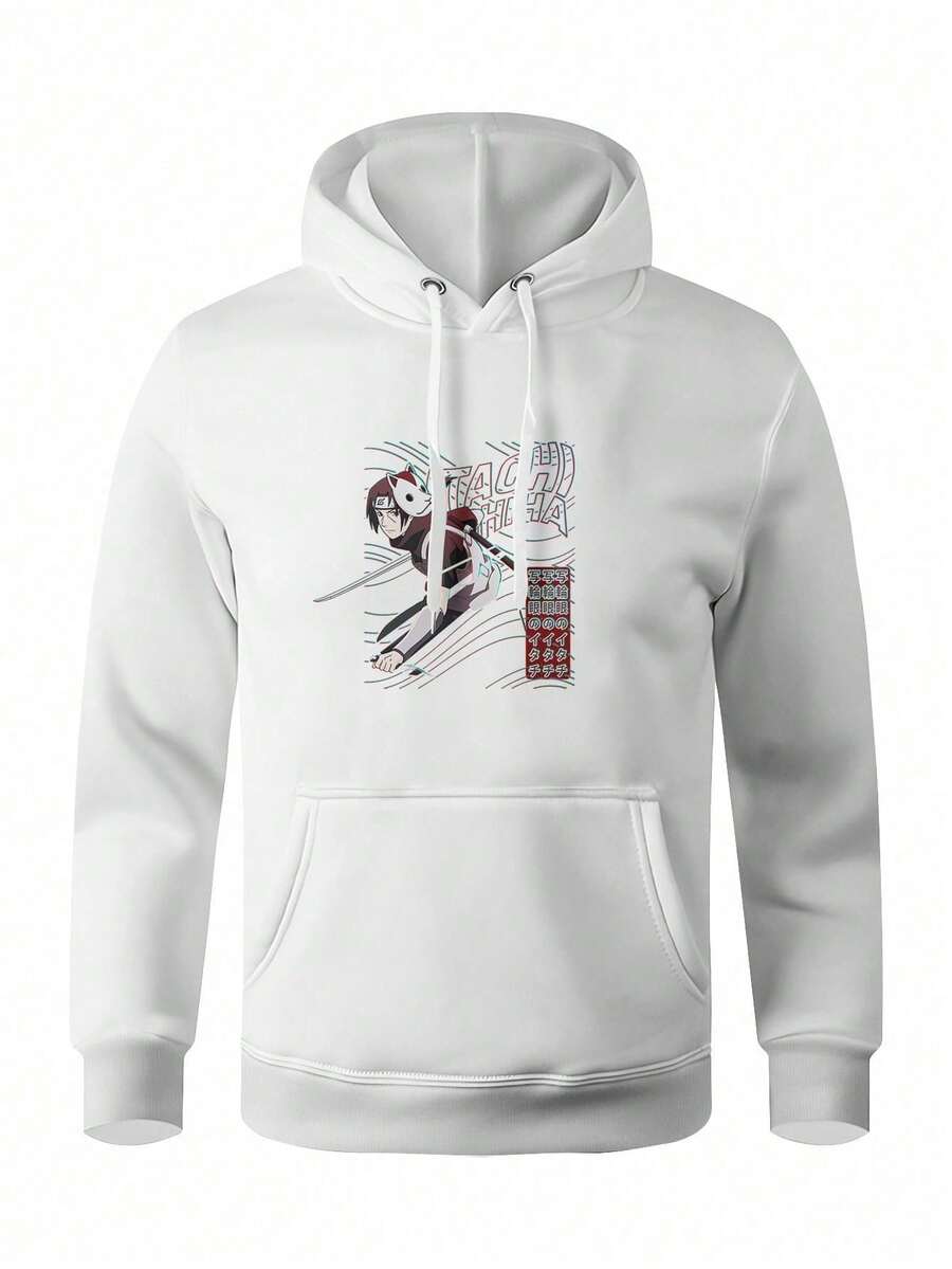 Men Hoodies - 白色 - 查看 1