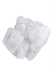 1pc Natural Crystal Stone Natural Crystal Rocks Geode Stone Specimen White Crystal Stone White Crystal Cluster Clear Quartz Healing Rock
