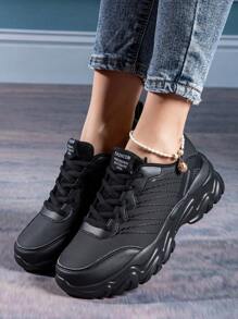 New 2024 's Sports Shoes, Lightweight, Fashionable And Versatile Casual Shoes - Black - View 5