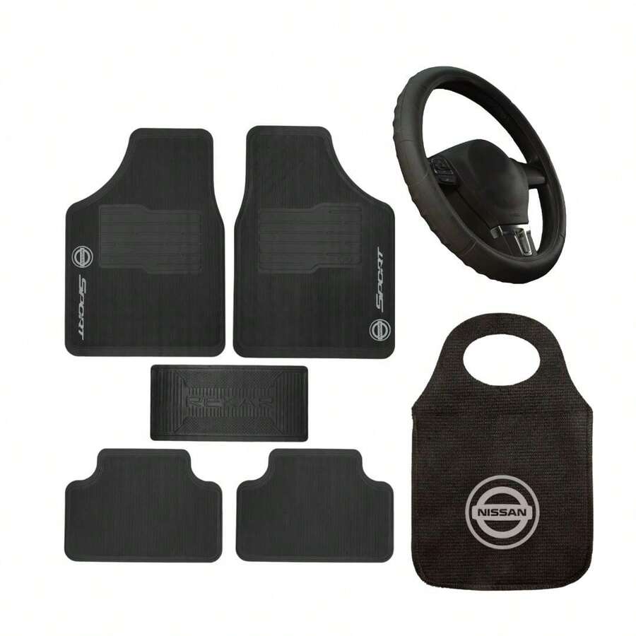 Car Floor Mat - 黑色 - 查看 1