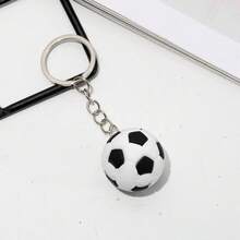 1 Pieza/6 Piezas/12 Piezas Nuevo Miniaturas En Simulación De 3cm Fútbol, Baloncesto, Tenis, Llavero De Rugby Para Llaves Del Coche/regalo De Graduación - multicolor - Ver 18