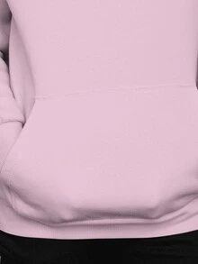 Men Hoodies - 淺粉色 - 查看 5