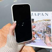 1 Miếng Vượt qua Sọc Chần Áo lông Jacket  Phong cách Chống sốc Ốp lưng & bao da điện thoại Tương thích với iPhone - trắng - Xem 6