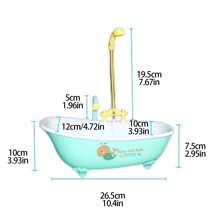 1pc Random Style & Color Automatic Bird Bathing Box, Bird Bath Basin For Parrot, Cockatiel, Finches