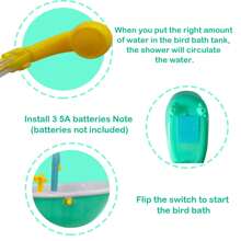 1pc Random Style & Color Automatic Bird Bathing Box, Bird Bath Basin For Parrot, Cockatiel, Finches