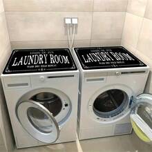 1 Tấm Lót Sấy Bát Đĩa Máy Giặt Thảm Che Bụi Thảm Rửa Chậu Thoát Nước Vòi Mềm Thảm Thấm Nước Chậu Rửa Cốc Thảm Phụ Kiện Nhà Bếp Phụ Kiện Phòng Tắm - màu đen - Xem 3