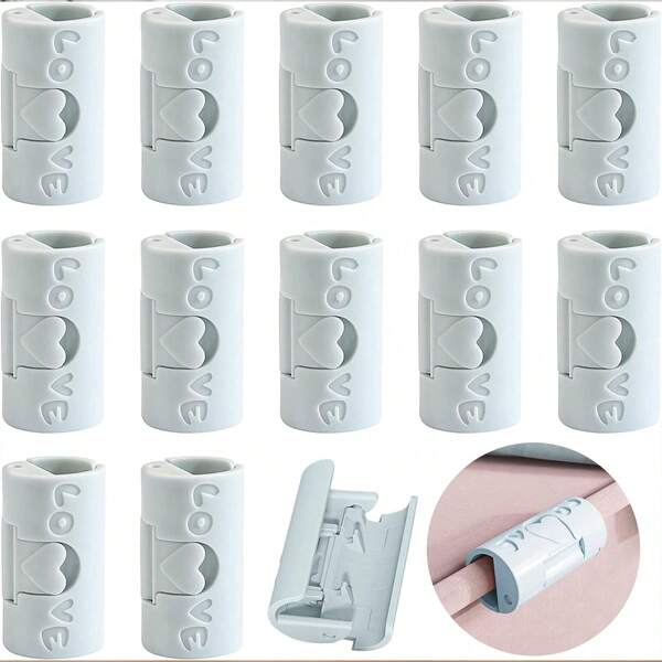 6 PCS Bed Sheet Grippers Duvet Cover Clips Sheet Clips For Bedding Sheet Holder That Hold Slip And Fall Out Keep