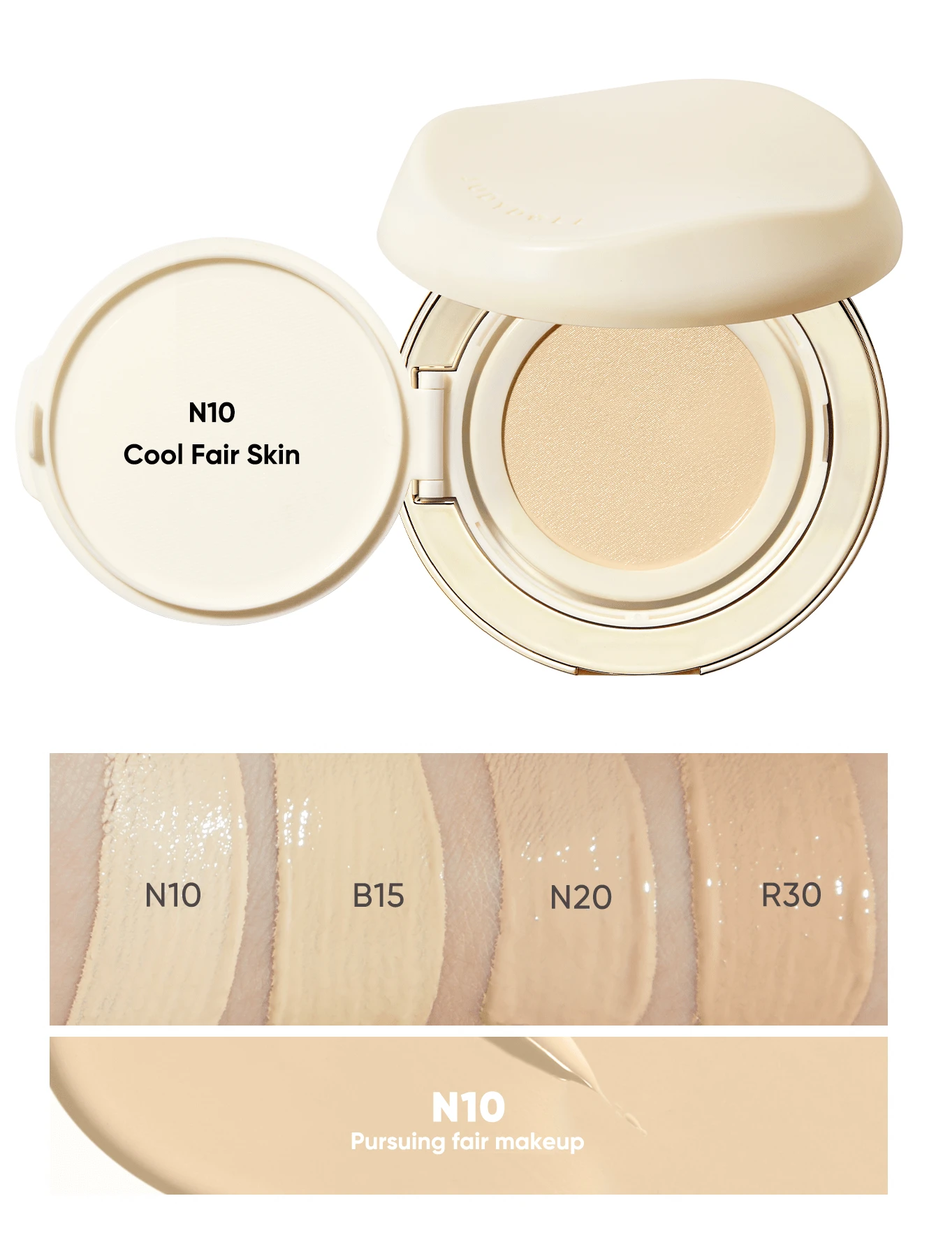 JUDYDOLL JUDYDOLL Moisturizing Cushion Foundation, Lightweight Coverage