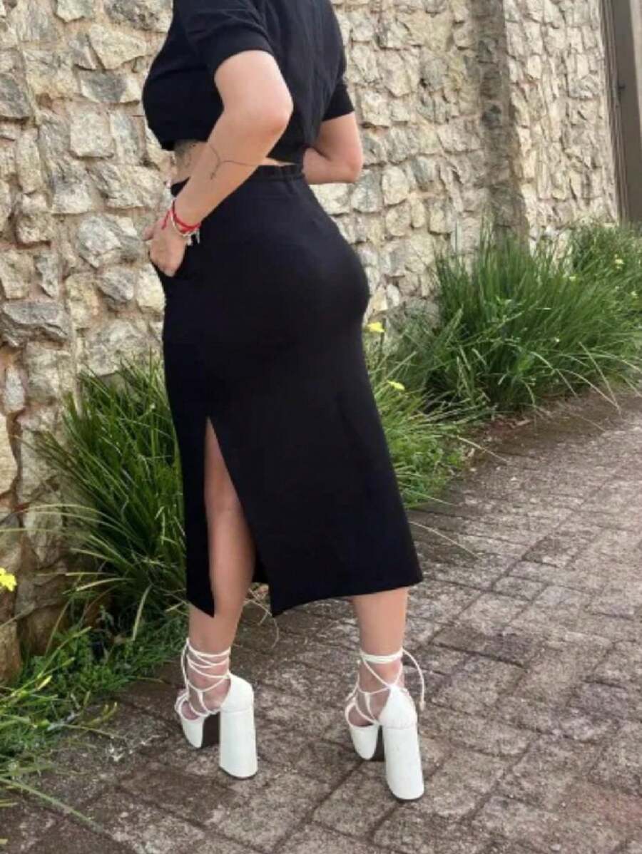 Women Two-Piece Outfits - 黑色 - 查看 1