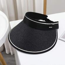 1頂夏季防曬帽,開頂寬邊遮陽帽,可摺疊、防紫外線,適用於騎行、遠足、運動等活動 - 彩色 - 查看 11