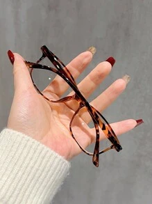 1 Pair Simple Lightweight Computer Glasses, High-Quality Casual Business Eyeglasses Frame, Comfortable Wear Everyday