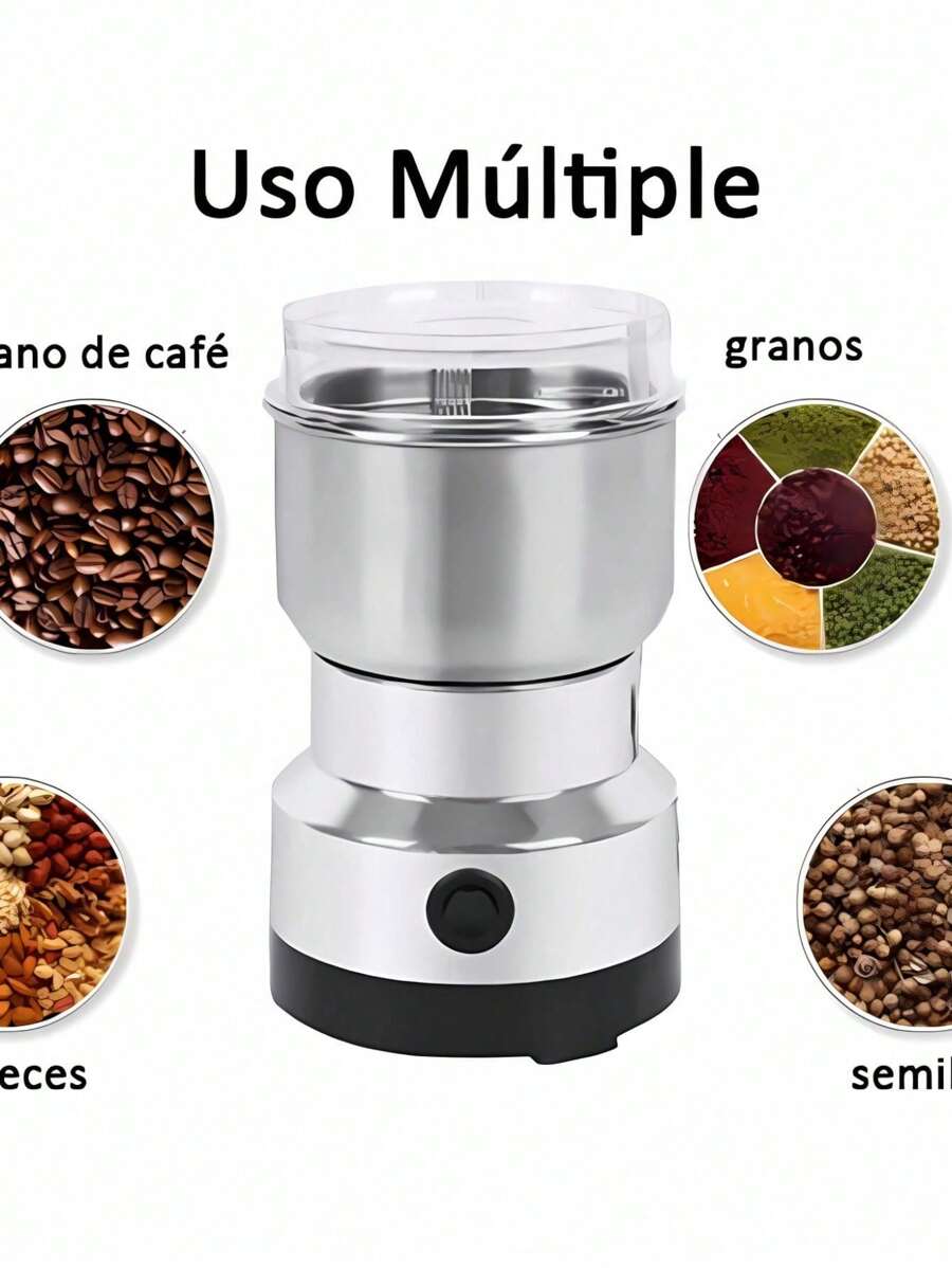 Molino de granos de café - Blanco y Negro - Ver 1
