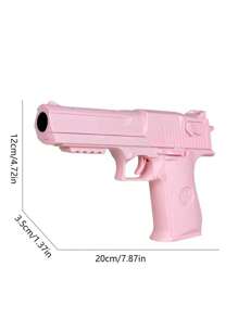 1pc Soft Bullet Guns Realistic Mini Pistol Shoots Desert Eagle Cocking Mechanism Toy Gun Model - Multicolor - View 6