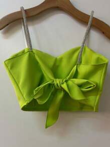 Women Tops - 青檸色 - 查看 2