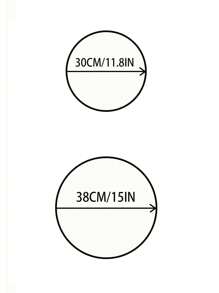 1 Miếng In Ren Tròn Bàn Đệm - Nhiều màu - Xem 8