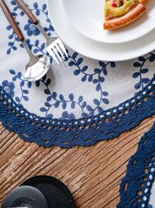 1 Miếng In Ren Tròn Bàn Đệm - Nhiều màu - Xem 5