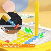 兔子磁力畫板玩具，磁力畫板附筆，教育學習玩具聖誕理想禮物、復活節禮物