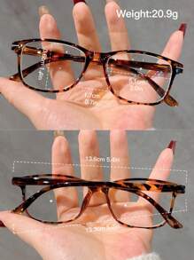 1 Pair Simple Lightweight Computer Glasses, High-Quality Casual Business Eyeglasses Frame, Comfortable Wear Everyday