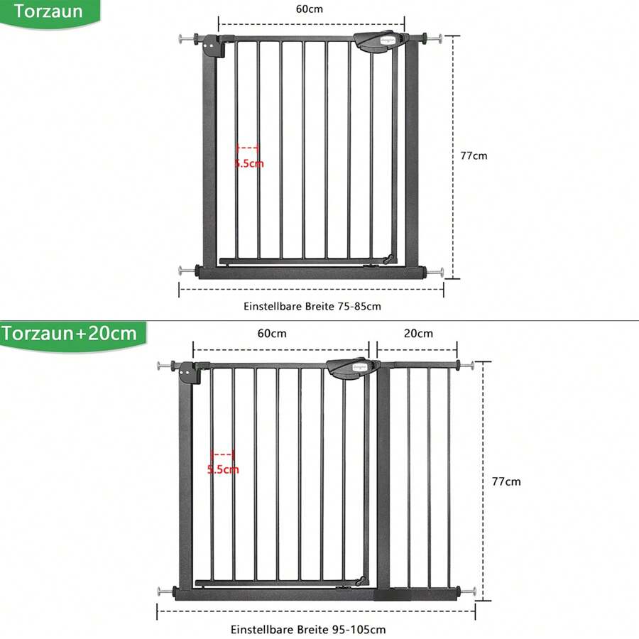 CEEDIR Safety Gate For Doors Without Drilling Stair Gate Stair Gate For