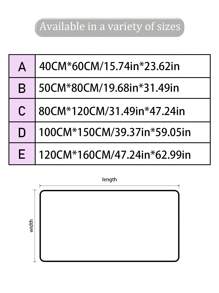 1入組火焰音樂符號和叉形黑色地毯,客廳時尚裝飾地毯 - 彩色 - 查看 2