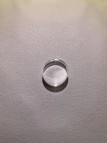 HENGKE 1 chiếc tai tròn acrylic - Trong sáng - Xem 14