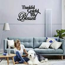 1PC Thankful Grateful And Truly Metal Sign, Personalized Wall Decor, Metal Wall Art, Wall Signs For Office Room Home Decor,Christmas Decorations Thankful Grateful And Truly Metal Sign Is Made Of Hardened And Thickened Steel Plate After Carving.