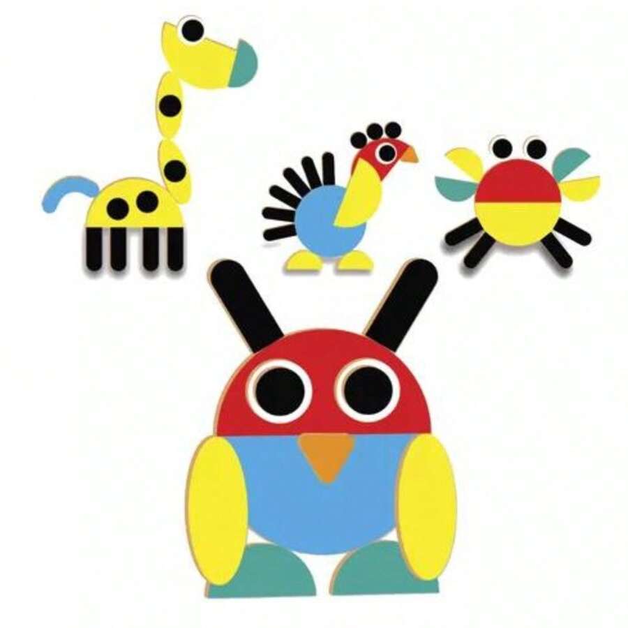Wooden Puzzles - 彩色 - 查看 1