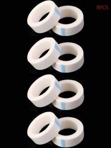 2-8pcs Eyelash Extension Tape, Fenshine Micropore Medical Tape For Eyelash Extension, Adhesive Fabric Tape For For Eyelash Extension Supply 0.5 Inch X 10 Yards - White - View 11