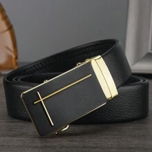 1條男士商務/派對多色扣帶PVC荔枝紋皮帶工作 - 彩色 - 查看 17